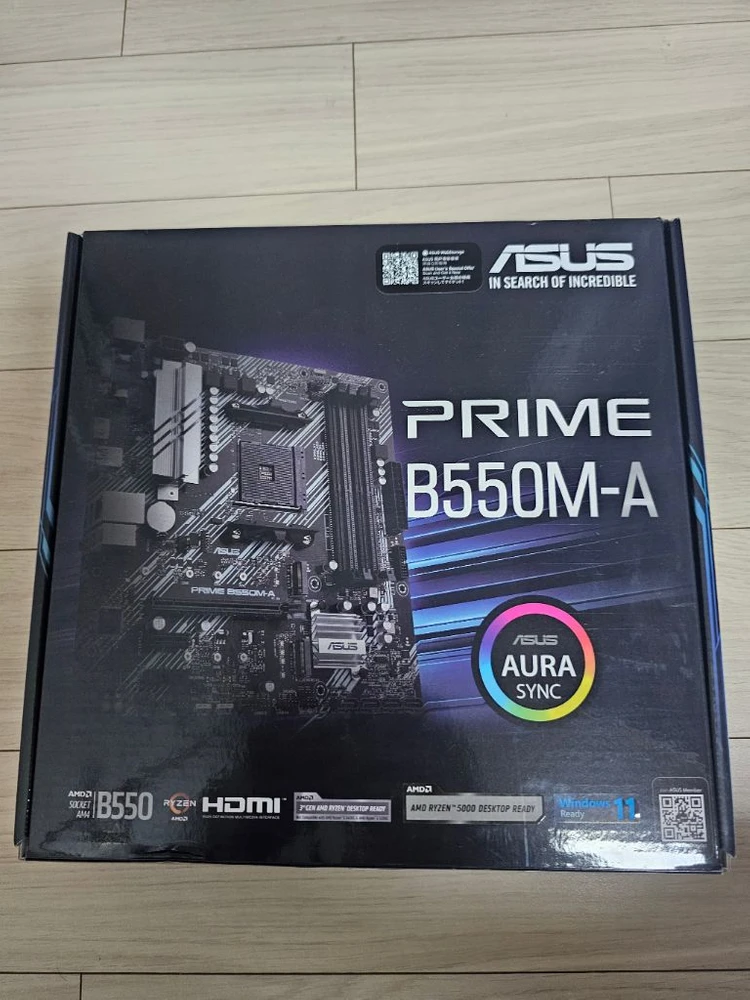 5700x, b550m, ddr16g, ssd 256 이미지