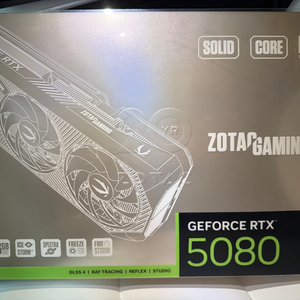 미개봉) ZOTAC RTX 5080 20주년 solid core 이미지