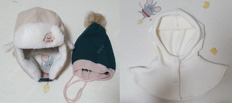 방한용품 머플러 털모자 귀마개 한복속치마 해피프린스 마블 스파이더맨등 이미지