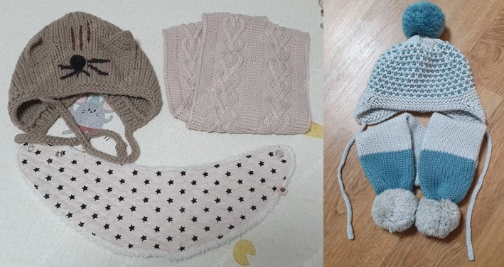 방한용품 머플러 털모자 귀마개 한복속치마 해피프린스 마블 스파이더맨등 이미지