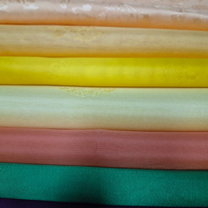 폭55cm 본견 실크 한복원단 새제품 이미지