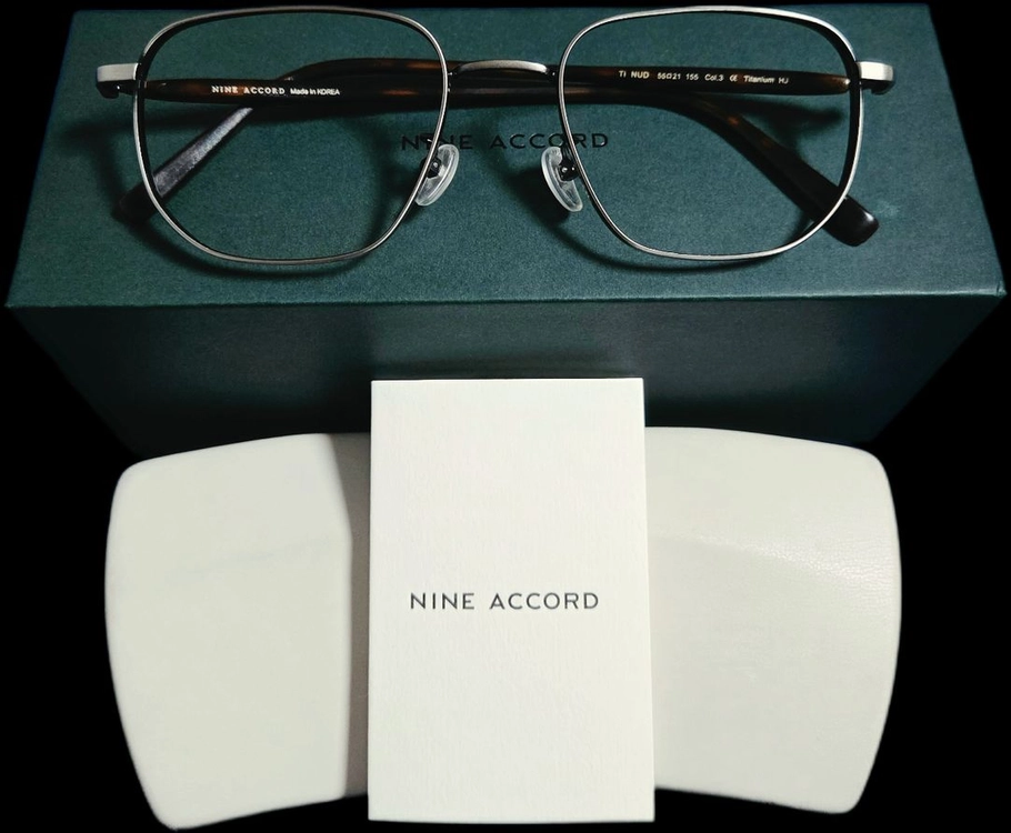 nine accord Ti NUD 안경테 카리나 안경 이미지