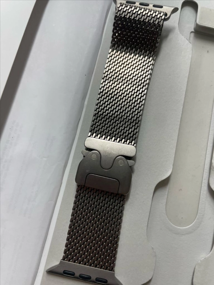 애플워치 티타늄 밀레니즈루프 49mm M 내추럴 SS급 이미지