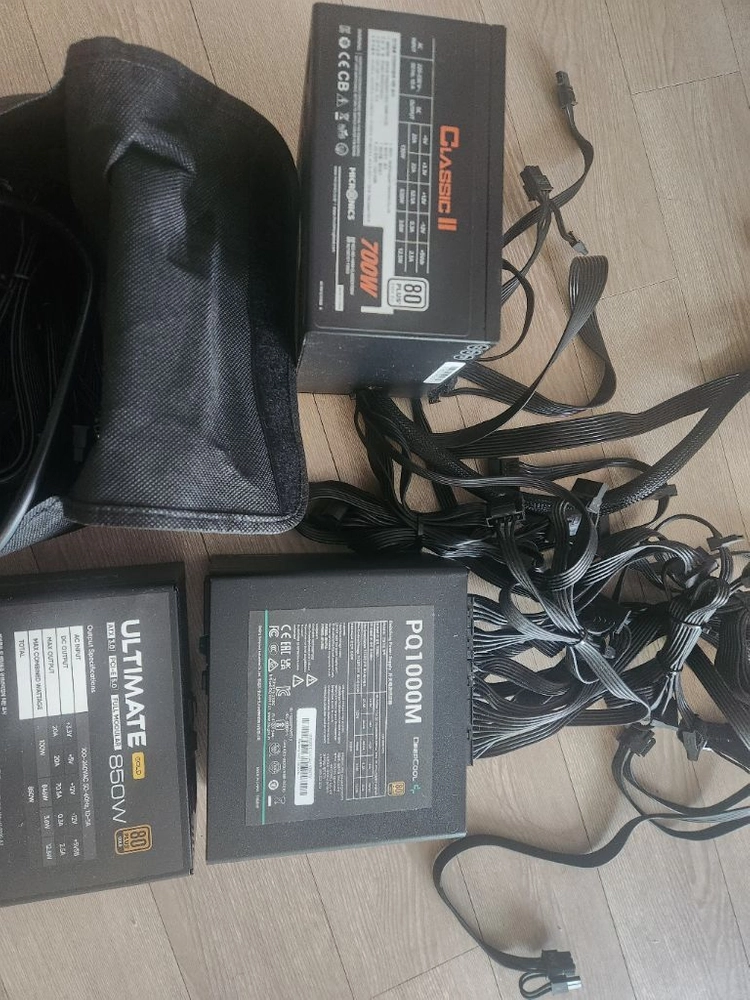 시소닉,마이크로닉스,잘만등 750W,700W 컴퓨터 파워서플라이 이미지