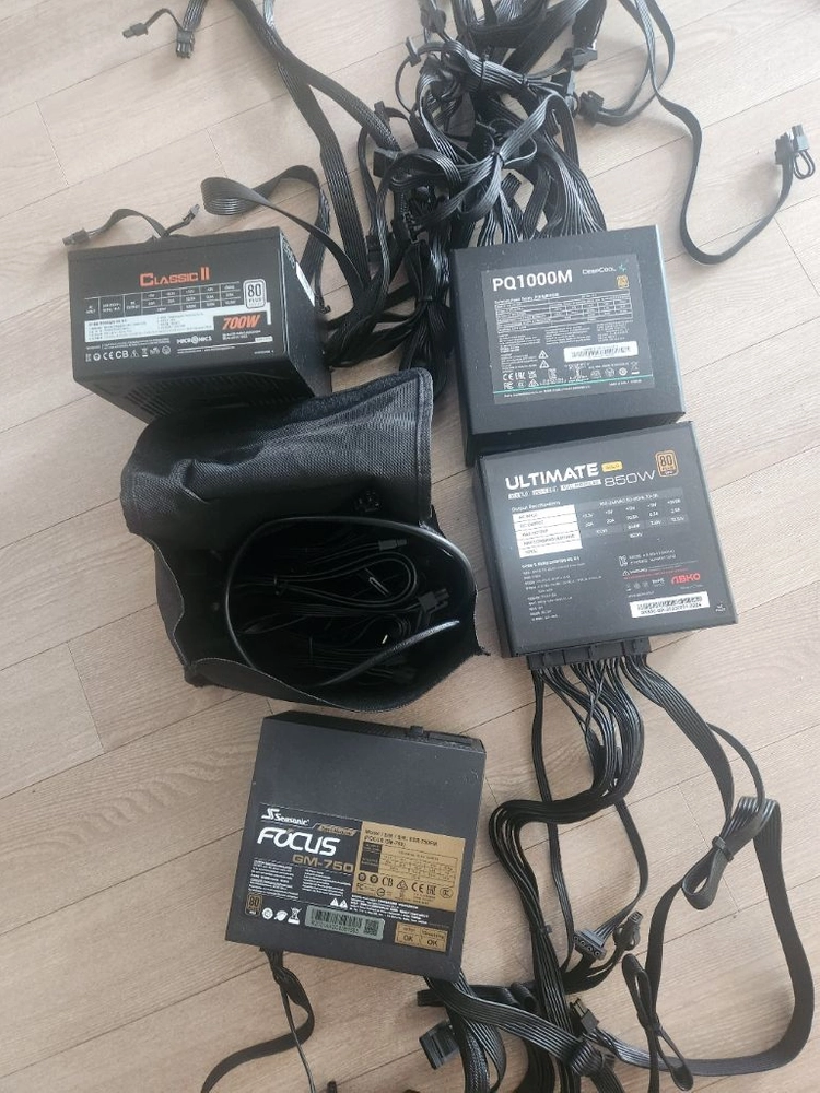 시소닉,마이크로닉스,잘만등 750W,700W 컴퓨터 파워서플라이 이미지