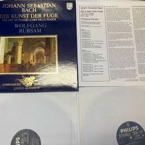 초반2LP) 볼프강 륍삼 - 바흐 푸가의 기법 LP (BWV 1080) 이미지