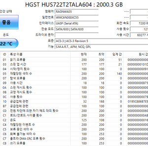 HGST 2TB 기업용 SATA HDD HUS722T2TALA604 이미지