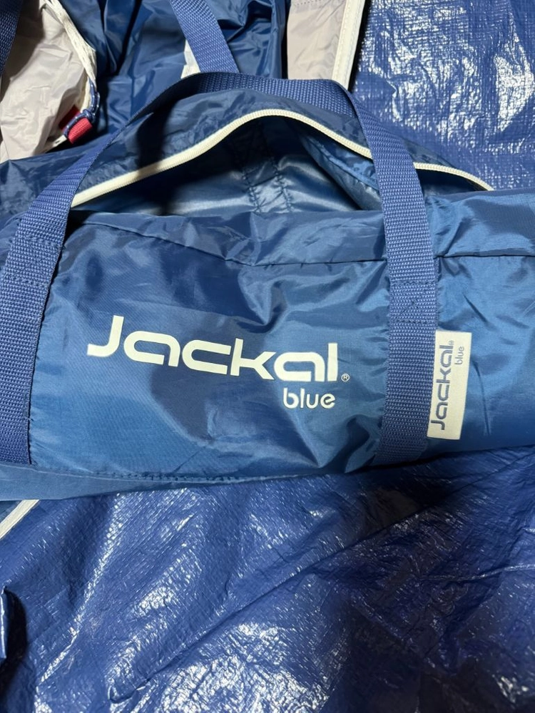 [캠핑용품] 쟈칼 JACKAL BLUE 그늘막 텐트 판매(미사용품) 이미지