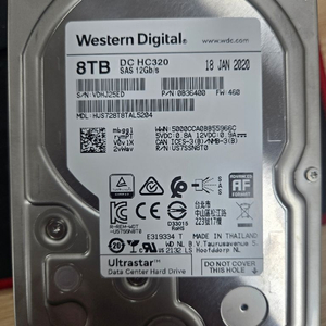 wd 8TB sas 디스크 이미지