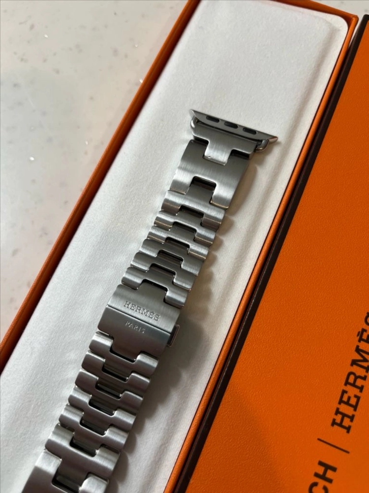 애플워치 에르메스 사티네 그랜드 H 46mm M사이즈 SSS급 이미지