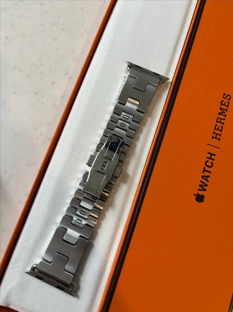 애플워치 에르메스 사티네 그랜드 H 46mm M사이즈 SSS급 이미지