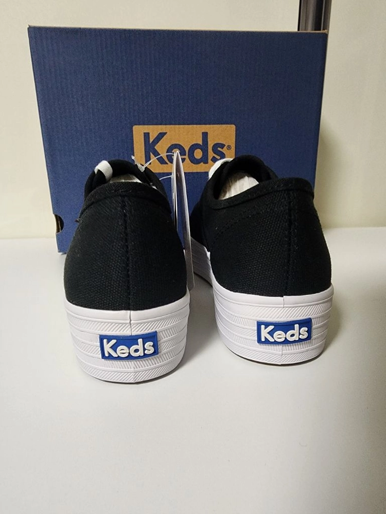 케즈 Keds 트리플 캔버스 (블랙, 레드) 이미지