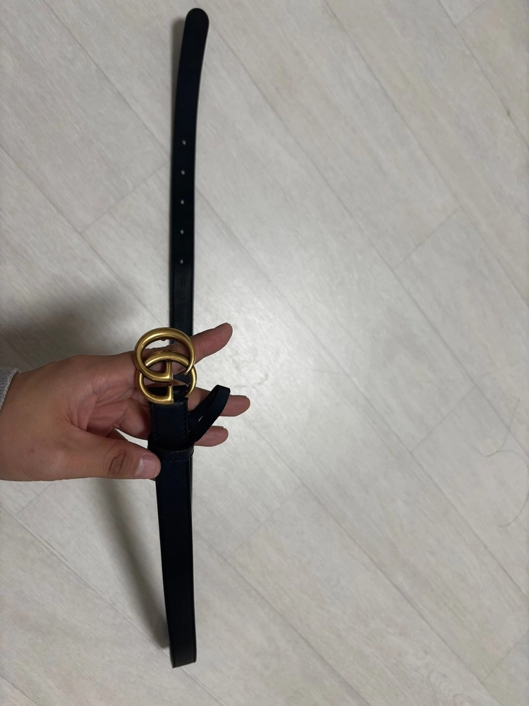GG 버클 레더 벨트 여자75 (정품) 이미지