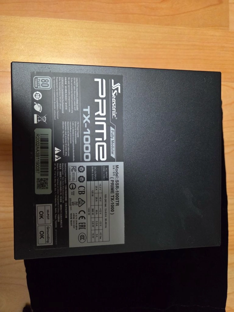 시소닉 PRIME TITANIUM TX-1000 풀모듈러 팝니다 - 안심되는 중고거래