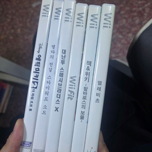 닌텐도 wii 게임팩 6종 일괄 이미지