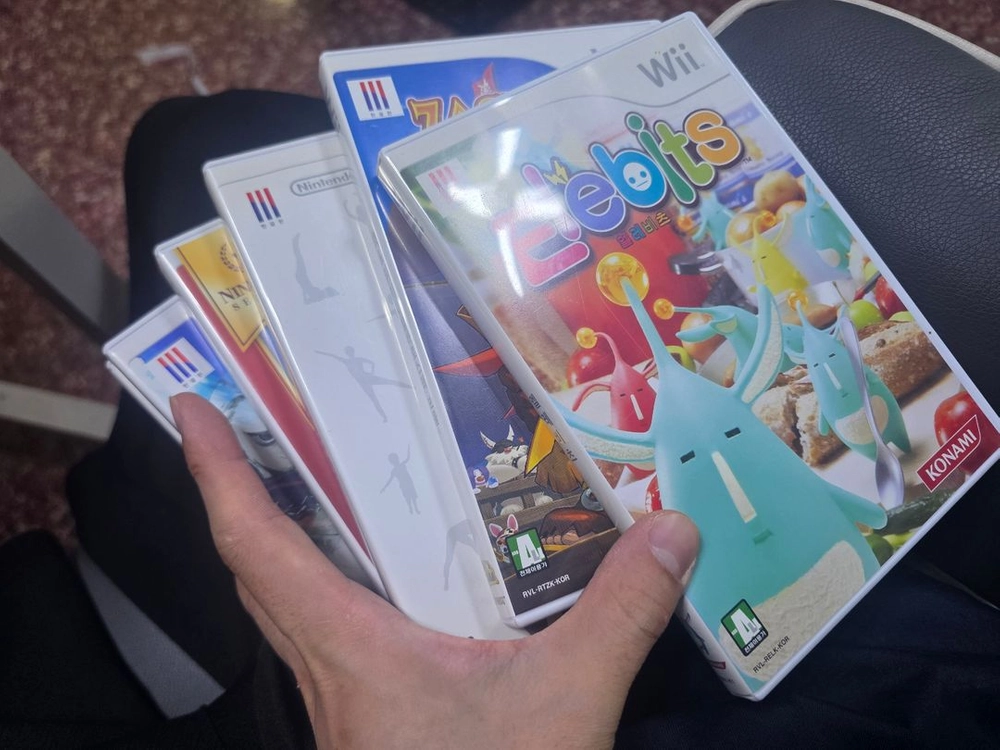 닌텐도 wii 게임팩 6종 일괄 이미지
