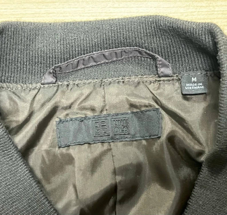 [M] 유니클로 MA-1 보머 점퍼 항공 자켓 브라운 이미지