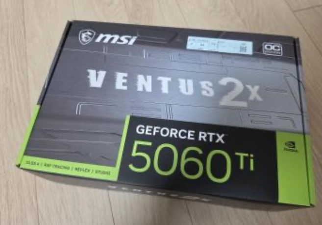 지포스 RTX 5060 Ti 벤투스 2X OC 플러스 D7 8GB - 안심되는 중고거래