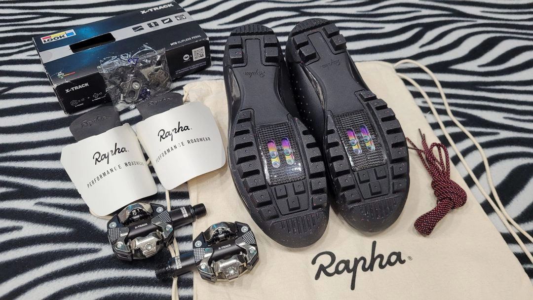 Rapha 라파 익스플로어 그래블 카본 MTB 클릿슈즈/LOOK 룩 페달 이미지