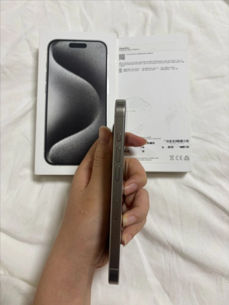 S급 아이폰 15pro256GB 네추럴 티타늄 (배터리88%) 이미지