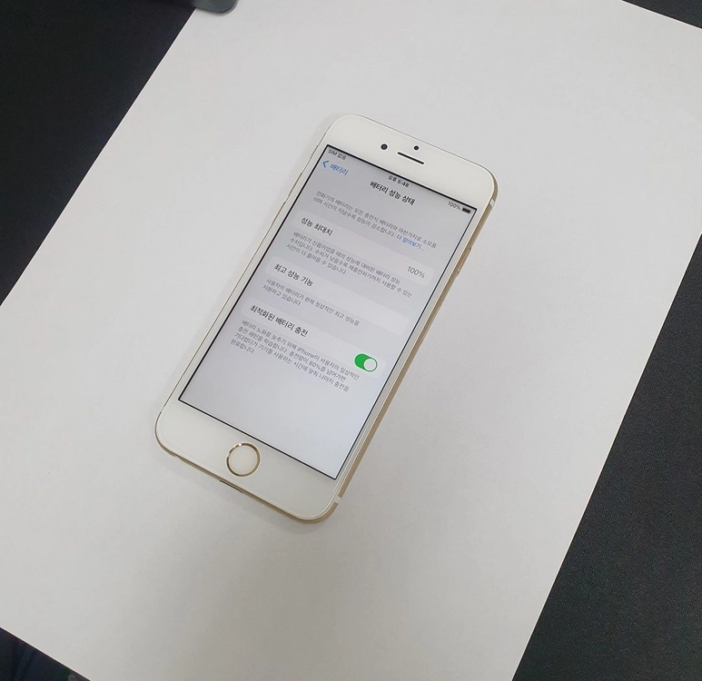 아이폰6S 64GB 골드 배터리100% 기능정상 중고폰 214988 이미지