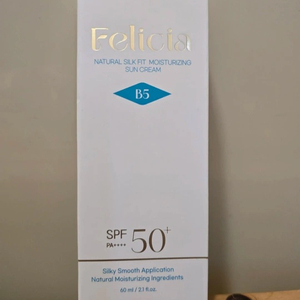 [새상품] 펠리시아 B5 실크핏 선크림 SPF50+ 60ml / 2028.05 이미지