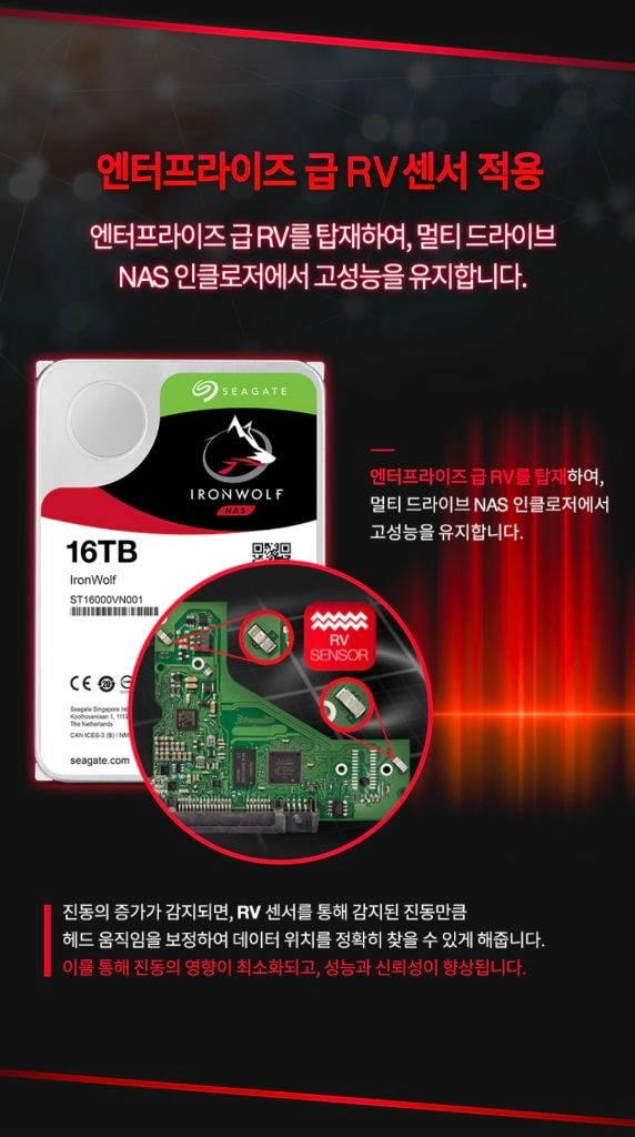 보증28.4) 시게이트 4TB HDD IRONWOLF 민트급 하드디스크 이미지