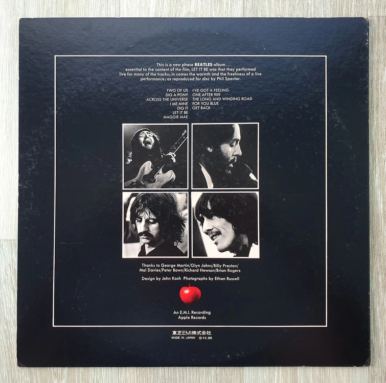 The Beatles - Let It Be LP 이미지