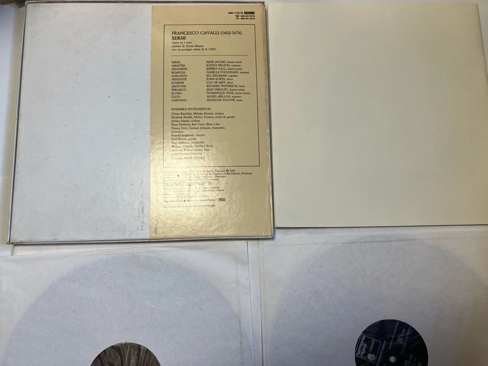 초반 4LP) Cavalli Xerse 오페라 LP (Rene Jacobs) 이미지