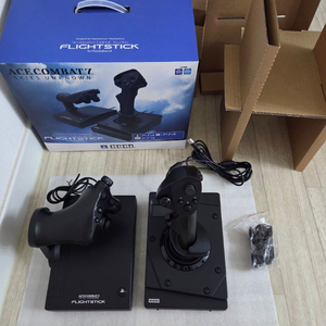 PS345 PC 미사용단순개봉 HORI FLIGHT STICK 호리 플라이트 스틱 에이스콤벳7 에디션 이미지