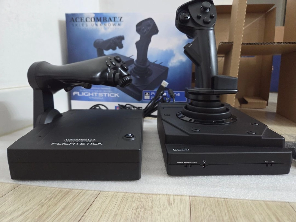 PS345 PC 미사용단순개봉 HORI FLIGHT STICK 호리 플라이트 스틱 에이스콤벳7 에디션 이미지