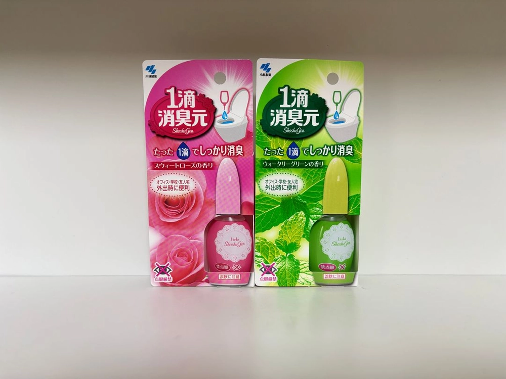 일본 고바야시 쇼슈겐 화장실 냄새제거 한방울 20ml 로즈향+그린향 이미지