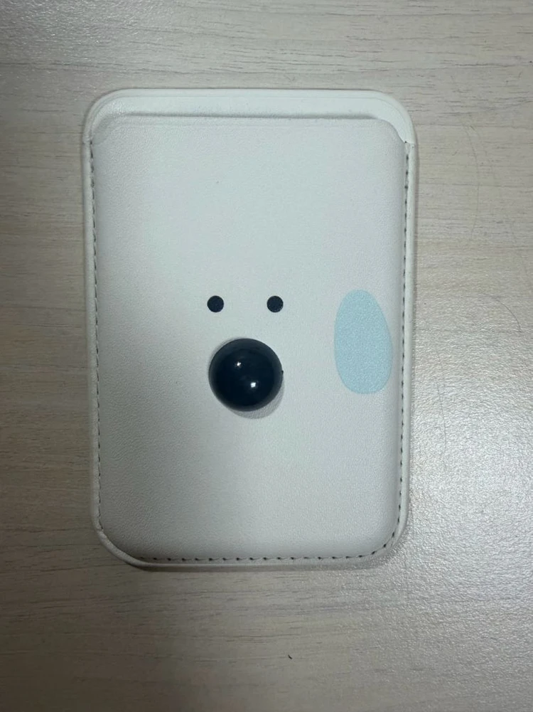 몽댕스토어 꼬순네 맥세이프 카드지갑 카드케이스 화이트 이미지