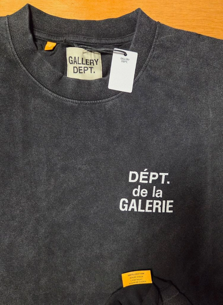[새상품] GALLERY DEPT. 피그먼트 반팔티 블랙 L 이미지