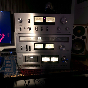 Pioneer 3단데크 SA-7600II,TX7800II,CT405 데크세트 + CS-F6000 스피커 1조 이미지