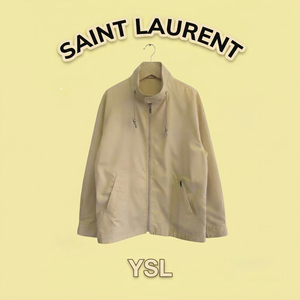(정품) 생로랑 YSL 백스펠아웃 레몬버터색 윈드브레이커 자켓 이미지