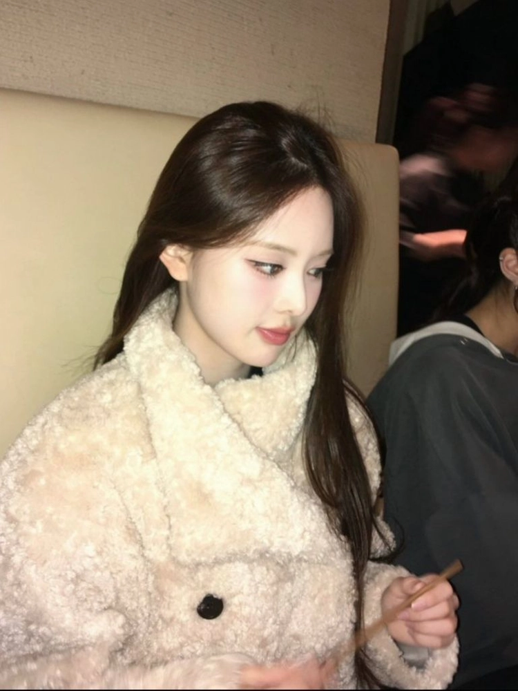 레터프롬문 시프네 더블 버튼 퍼 자켓 ( 아이보리 ) 이미지