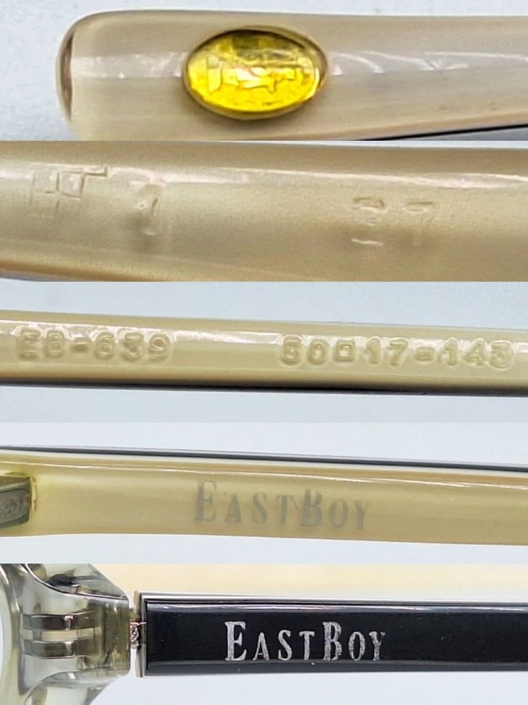 이스트보이 EAST BOY EB-639 안경테 안경 50mm 오벌형 긱시크 일본 수입 빈티지 Y2K 아메카지 패션 이미지
