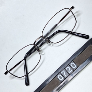 1127 안경테 안경 52mm 베타 티타늄 스퀘어 긱시크 일본 수입 빈티지 레트로 클래식 Y2K 아메카지 패션 레어 이미지