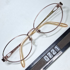 Rudolph Valentino 905 안경테 안경 54mm 티타늄 로즈골드 여성용 일본제 일제 수입 빈티지 Y2K 이미지