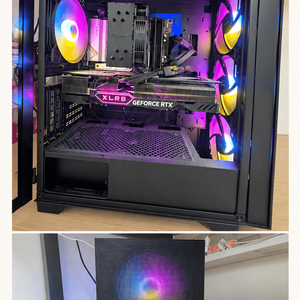 RTX 4070 Ti 12GB 라이젠5 7500F 게이밍 PC 본체 32GB 1TB 이미지