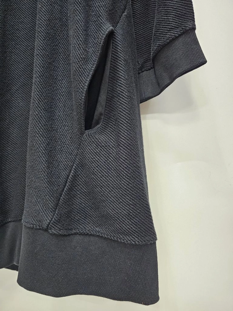 COS 24FW 오가닉 코튼 오버사이즈 스웨트 드레스 원피스 / 여 EUR XS (55) 블랙 이미지