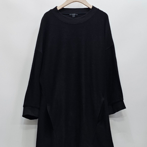 COS 24FW 오가닉 코튼 오버사이즈 스웨트 드레스 원피스 / 여 EUR XS (55) 블랙 이미지