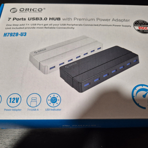 오리코 H7928-U3 7포트 USB 3.0 허브 이미지
