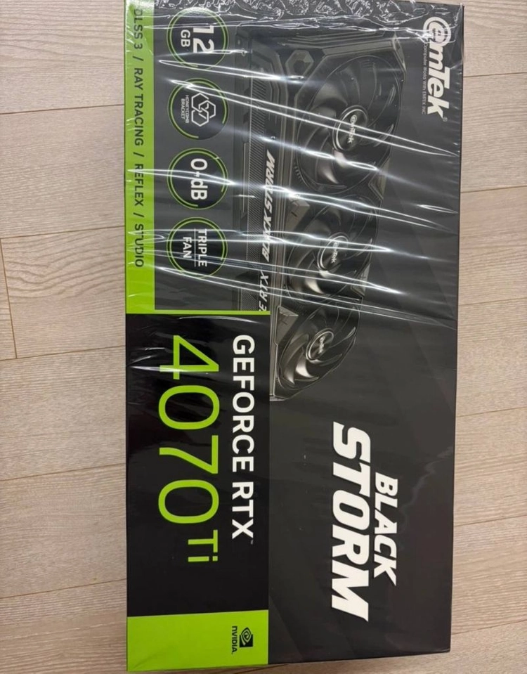 이엠텍 RTX 4070Ti 블랙스톰 - 안심되는 중고거래