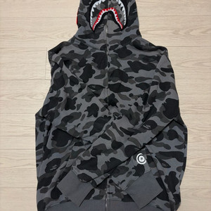 BAPE 베이프 카모 샤크 후드집업 L 이미지