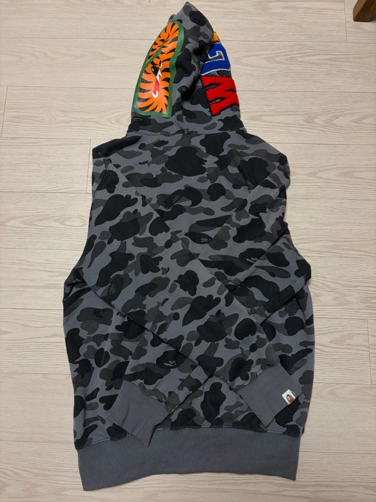 BAPE 베이프 카모 샤크 후드집업 L 이미지