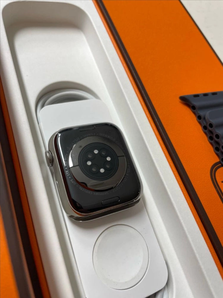 애플워치7에르메스 45mm 실버 SSS급 이미지