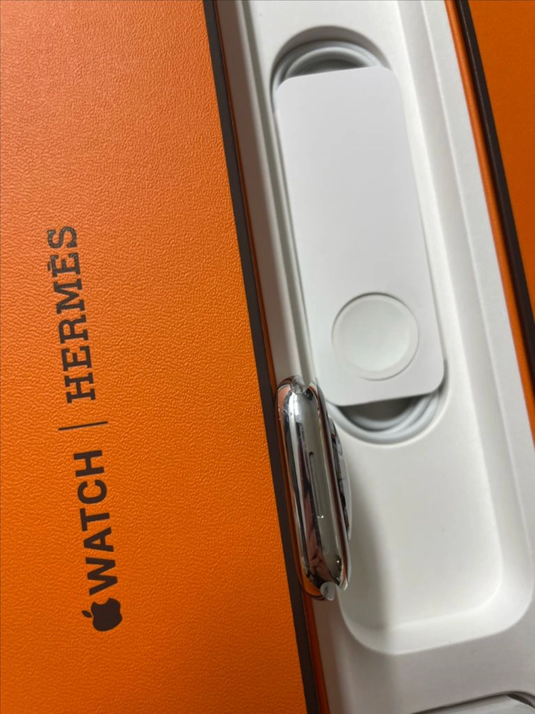 애플워치7에르메스 45mm 실버 SSS급 이미지