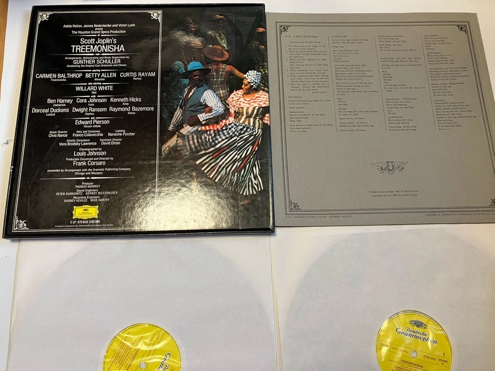 독일초반2LP) 스캇 조플린 트레모니샤 오페라 이미지
